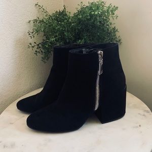Target Black heeled booties